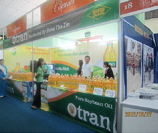  Dầu đậu nành OTRAN tham gia hội chợ tại Myanmar 
